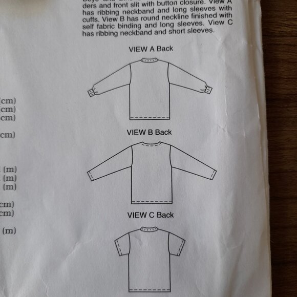 Kids Henley Shirts Pullover Tops Boys Girls Size 4-7 Kwik Sew 2420 UNCUT - Picture 5 of 9